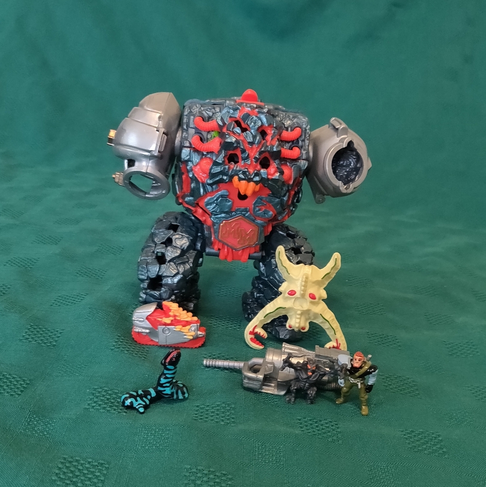Vintage Might Max Blast MAGNUS Action Figure 1993 BLUEBIRD mini figures also - Picture 1 of 11